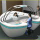 Illustration for article titled Waterbirth Vessel Concept Recreates the Tide at Omaha Beach in Your Hot Tub